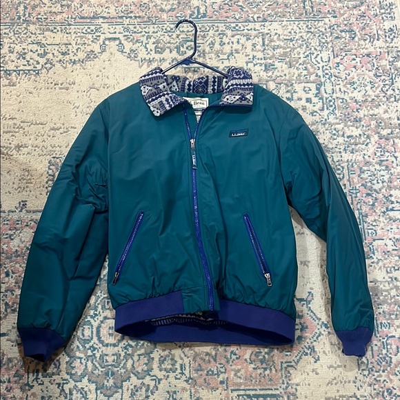 Men’s blue green vintage LL Bean jacket key - Picture 1 of 3